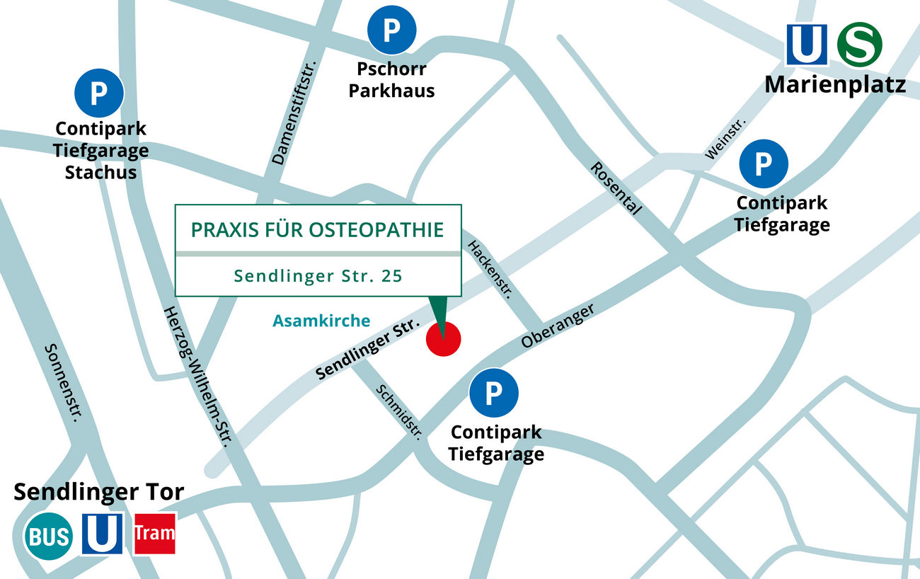 Lageplan Sendlinger Str. 25, München